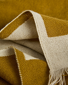 Двухцветный шерстяной плед Orlet, 130 x 170 см