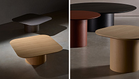 Mos Журнальный столик 100x100x38 cm дуб