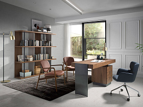 Обеденный стул 4118/LC19030 с обивкой из экокожи