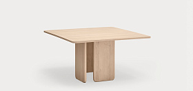 Обеденный стол квадратный Arq натуральный