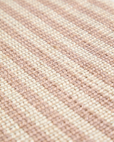 Подушка для стула Dirome в бежевую полоску, 100% ПЭТ, 40 x 40 см