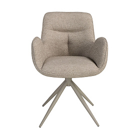 Поворотный стул 4200 в бежевой обивке