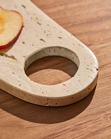 Сервировочная доска Zera из бежевого мрамора