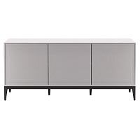 Сервант MARBELLA шпон ореха W, матовый серо-бежевый лак