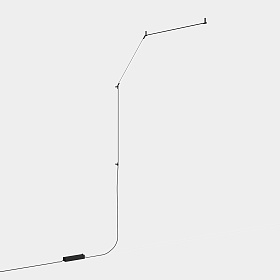 Бра Tubs Modular Combination LED 51.2W 3000K PWM Черный 5053lm