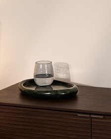 Поднос Lenorel из зеленого мрамора 43 x 28 см