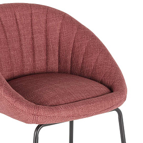 Барный стул Almer с вишневой обивкой