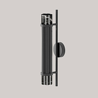 Настенный светильник Tasta матовый черный/черный мрамор