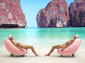 Уличный пуф на ножках Patoso