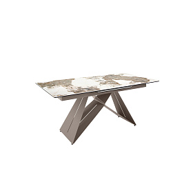 Раздвижной обеденный стол 1114/MC2207DT из мраморной керамики