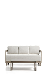 Комплект садовой мебели Nerano из алюминия цвета таупе