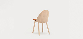 Стул Uma натуральный/терракотовый PU