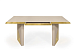 Письменный стол Utopia Polished Brass/oak
