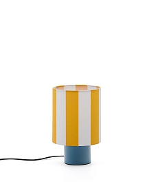 Настольная лампа Ciral из металла с синей окраской