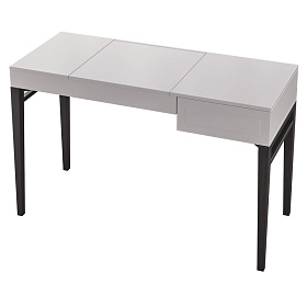 Туалетный столик MARBELLA шпон ореха W, матовый серо-бежевый лак