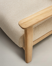 Диван Tirant 3-местный из массива тикового дерева 212 см 100% FSC