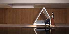 Уличная кровать Vineyard веревочная крыша