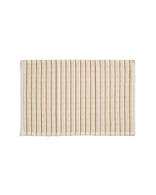 Хлопковый коврик для ванной Merade с оранжевыми полосками, 50 x 80 см