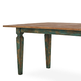 Прямоугольный стол Alessia синего цвета