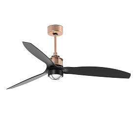  Потолочный вентилятор Just Fan Ø128 LED медный/черный