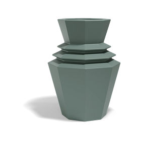 Кашпо Origami Hinoki 76x76x120