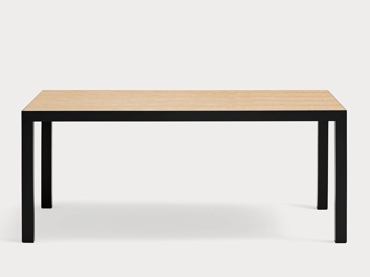 Обеденный стол Alma дуб/черный