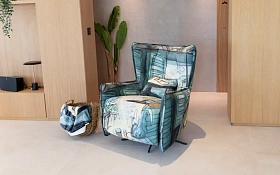 Кресло с реклайнером Simone