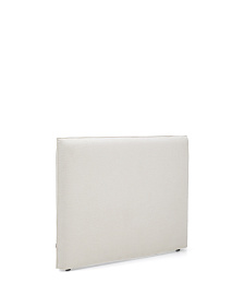 Изголовье кровати Jaira из белого шенилла со съемным чехлом для кроватей шириной до 160 см