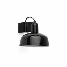 TATAWIN Черный металлический настенный светильник 1xE27