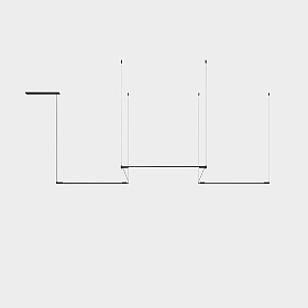 Подвесной светильник Tubs Modular Zigzag Five Tubs 00-8301-05-M1