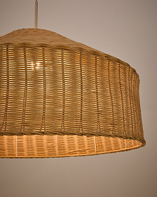 Ennia Абажур из ротанга в натуральной отделке Ø65 см