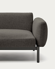 Sorells Уличный модульный 5-местный угловой диван серый