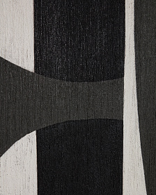Абстрактная черно-белая картина Onure, 120 x 200 см