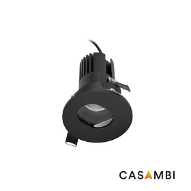 KIRA Встраиваемый светильник ORI IP65 6W черный 36є 4000K CASAMBI