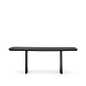Стол из лакированного МДФ Litto черный, 200 x 100