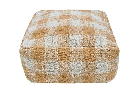 Подушка-пуф Шахматы медовый 20*40*40