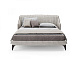 Кровать Sahara 160x200 ткань/кожа