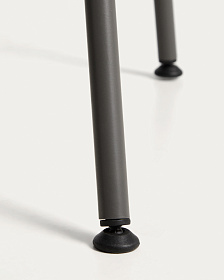 Уличный стул Surpika из пластика и графитовой стали