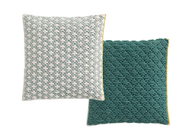Подушка Silai голубой - зеленый 50x50