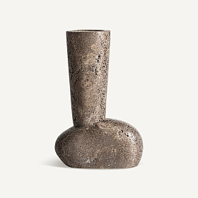 Ваза Ander высота 30 см из травертина