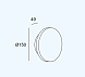 Бра Ges Deco Round ø150mm 05-7641-14-14