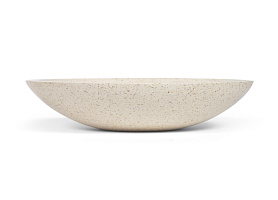 Умывальник Sunday белый терраццо Ø 40 см