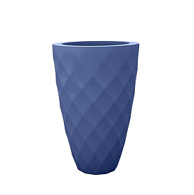 Кашпо Vases Nano матовое синее Ø18x36