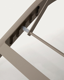 Шезлонг Capraia из коричневого алюминия