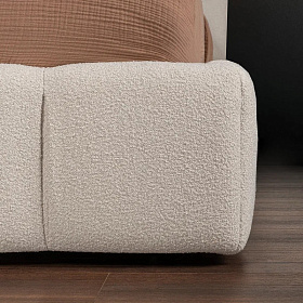 Кровать с подъемным механизмом Wanda 180*200 ткань кат. 5 Loop 2 cream