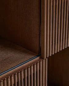 Стеллаж Beyla из ясеня с отделкой под орех