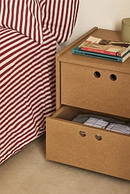 Прикроватная тумбочка Wally 2D натуральный