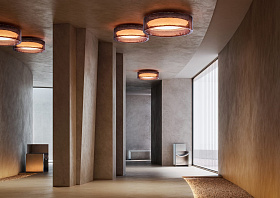 Потолочный светильник Ringo 70 C розовый Triac