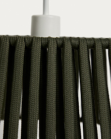 Абажур для подвесного светильника Aldet зеленый, Ø46 см