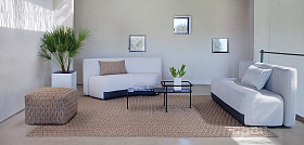 Подушка декоративная Chaddar белая 60x35